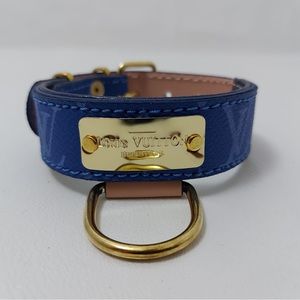 Designer Inspired Leather Dog Collar